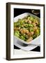 Salad with Shrimp, White Beans, Onions, Arugula, Cuisines-Nico Tondini-Framed Photographic Print