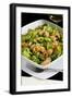 Salad with Shrimp, White Beans, Onions, Arugula, Cuisines-Nico Tondini-Framed Photographic Print