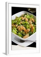 Salad with Shrimp, White Beans, Onions, Arugula, Cuisines-Nico Tondini-Framed Photographic Print