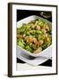 Salad with Shrimp, White Beans, Onions, Arugula, Cuisines-Nico Tondini-Framed Photographic Print