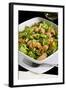 Salad with Shrimp, White Beans, Onions, Arugula, Cuisines-Nico Tondini-Framed Photographic Print