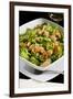 Salad with Shrimp, White Beans, Onions, Arugula, Cuisines-Nico Tondini-Framed Photographic Print