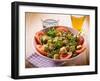 Salad with Tofu Tomatoes Arugula and Sesame Seeds-Marco Mayer-Framed Photographic Print