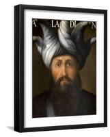 Saladin, 1138-93, Muslim Sultan who Fought Crusaders-null-Framed Giclee Print