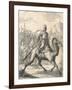 Saladin Escaping on a Swift Dromedary, 1869-null-Framed Giclee Print