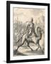 Saladin Escaping on a Swift Dromedary, 1869-null-Framed Giclee Print