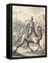 Saladin Escaping on a Swift Dromedary, 1869-null-Framed Stretched Canvas