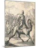 Saladin Escaping on a Swift Dromedary, 1869-null-Mounted Giclee Print