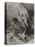 Saladin Yusuf (D.1173) Sultan During Second Crusade, Illustration from 'Bibliotheque Des…-Gustave Doré-Stretched Canvas