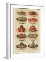 Salads, Isabella Beeton, UK-null-Framed Giclee Print