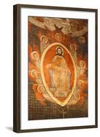 Salamanca, Salamanca Province, Spain. Christ Pantocrator Revealing His Wounds. Painting in the…-null-Framed Giclee Print