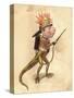 Salamander 1873 'Missing Links' Parade Costume Design-Charles Briton-Stretched Canvas