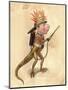 Salamander 1873 'Missing Links' Parade Costume Design-Charles Briton-Mounted Giclee Print