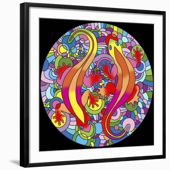 Salamanders-Howie Green-Framed Giclee Print