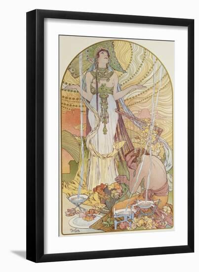 Salambo, 1897-Alphonse Mucha-Framed Giclee Print