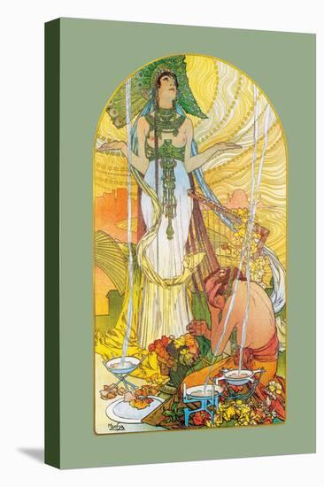 Salammbo-Alphonse Mucha-Stretched Canvas