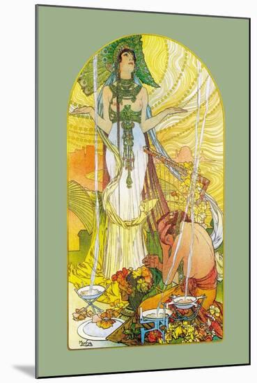 Salammbo-Alphonse Mucha-Mounted Art Print