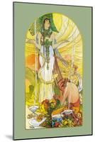 Salammbo-Alphonse Mucha-Mounted Art Print