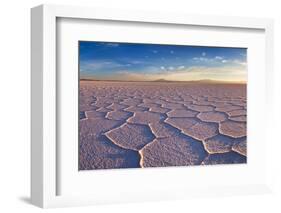 Salar De Uyuni at Sunrise, the Largest Salt Flat in the World-David Krijgsman-Framed Photographic Print