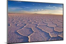 Salar De Uyuni at Sunrise, the Largest Salt Flat in the World-David Krijgsman-Mounted Photographic Print