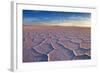 Salar De Uyuni at Sunrise, the Largest Salt Flat in the World-David Krijgsman-Framed Photographic Print