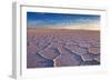 Salar De Uyuni at Sunrise, the Largest Salt Flat in the World-David Krijgsman-Framed Photographic Print