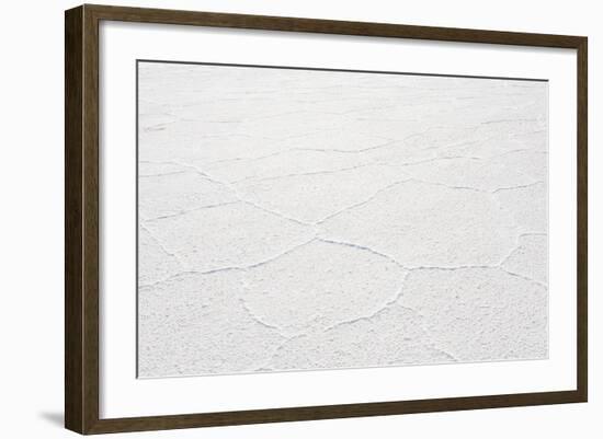 Salar De Uyuni, Bolivia - Salt Texture-Elzbieta Sekowska-Framed Photographic Print