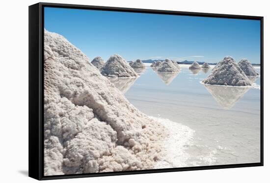 Salar De Uyuni - Bolivia-chrishowey-Framed Stretched Canvas