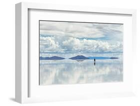 Salar De Uyuni is Largest Salt Flat in the World (Unesco World Heritage Site) - Altiplano, Bolivia,-Vadim Petrakov-Framed Photographic Print