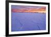 Salar De Uyuni Polygonal Salt Pattern on Dried-null-Framed Photographic Print