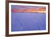 Salar De Uyuni Polygonal Salt Pattern on Dried-null-Framed Photographic Print