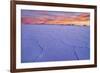 Salar De Uyuni Polygonal Salt Pattern on Dried-null-Framed Photographic Print