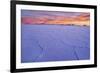 Salar De Uyuni Polygonal Salt Pattern on Dried-null-Framed Photographic Print