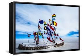 Salar De Uyuni (Salt Flat), Bolivia-Curioso Travel Photography-Framed Stretched Canvas