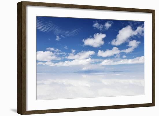 Salar De Uyuni, Salt Flat in Bolivia - Biggest Salt Lak? in the World-zanskar-Framed Photographic Print