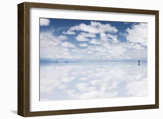 Salar De Uyuni, Salt Flat in Bolivia - Biggest Salt Lak? in the World-zanskar-Framed Photographic Print