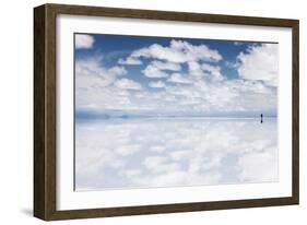 Salar De Uyuni, Salt Flat in Bolivia - Biggest Salt Lak? in the World-zanskar-Framed Photographic Print