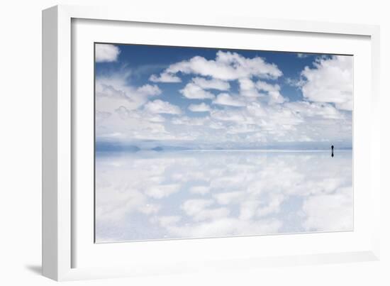 Salar De Uyuni, Salt Flat in Bolivia - Biggest Salt Lak? in the World-zanskar-Framed Photographic Print