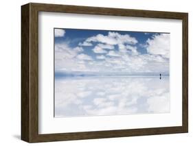 Salar De Uyuni, Salt Flat in Bolivia - Biggest Salt Lak? in the World-zanskar-Framed Photographic Print