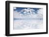 Salar De Uyuni, Salt Flat in Bolivia - Biggest Salt Lak? in the World-zanskar-Framed Photographic Print