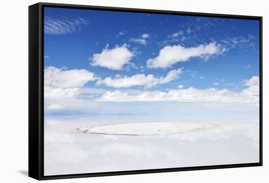 Salar De Uyuni, Salt Flat in Bolivia-zanskar-Framed Stretched Canvas