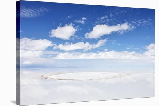 Salar De Uyuni, Salt Flat in Bolivia-zanskar-Stretched Canvas