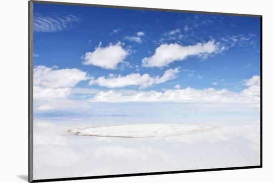 Salar De Uyuni, Salt Flat in Bolivia-zanskar-Mounted Photographic Print