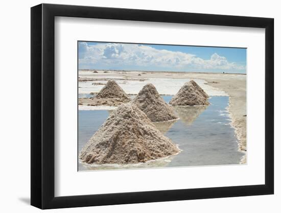 Salar De Uyuni Salt Flats in Bolivia.-De Visu-Framed Photographic Print