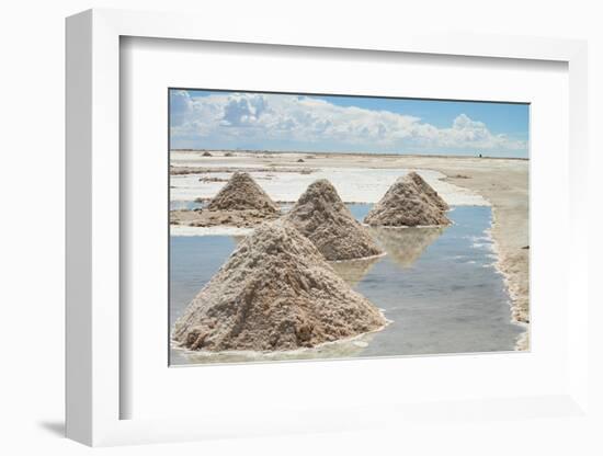 Salar De Uyuni Salt Flats in Bolivia.-De Visu-Framed Photographic Print