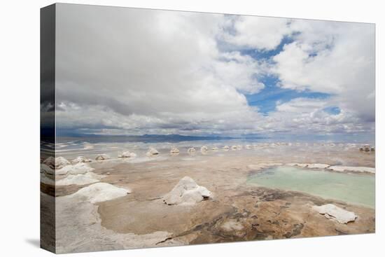 Salar De Uyuni, Salt Lake in Bolivia-javarman-Stretched Canvas