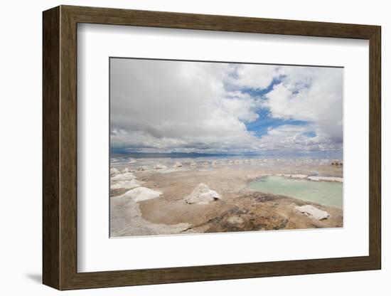 Salar De Uyuni, Salt Lake in Bolivia-javarman-Framed Photographic Print