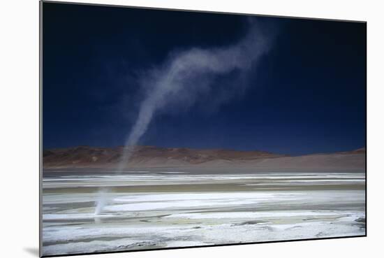 Salar Pujsa, Dust Devil, Atacama Desert, Chile-Rhonda Klevansky-Mounted Photographic Print