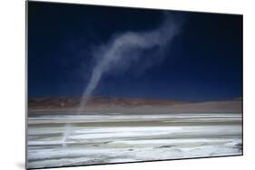 Salar Pujsa, Dust Devil, Atacama Desert, Chile-Rhonda Klevansky-Mounted Photographic Print