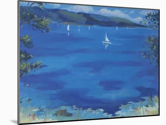 Salcombe - Blue Morning, 2000-Jennifer Wright-Mounted Giclee Print